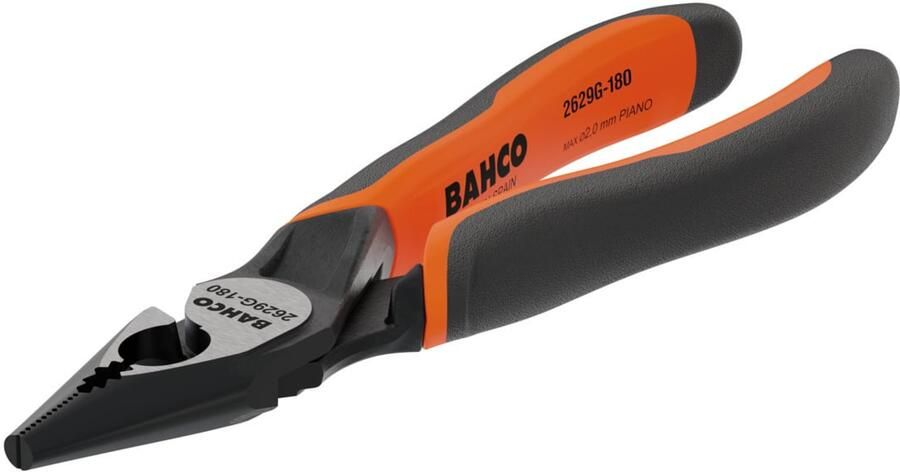 Bahco Combinatiepunttang ERGO™ | tweecomponentengreep | gefosfateerd | 180 mm industrieverpakking 2629G-180IP