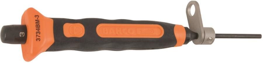 Bahco Doorslag | met veiligheidsring | met tweecomponentengreep | cilindervormig | lengte 180 mm | 10 mm TAH3734BM-10