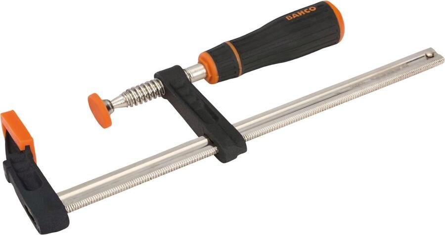 Bahco F-klem | lijmklem | met rubber handgreep | 1250 mm x 120 mm 420SH-120-1250