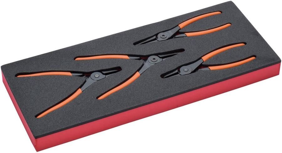 Bahco Foaminlay Fit&Go 1 3 met borgringtangen 4-delig FF1E4002