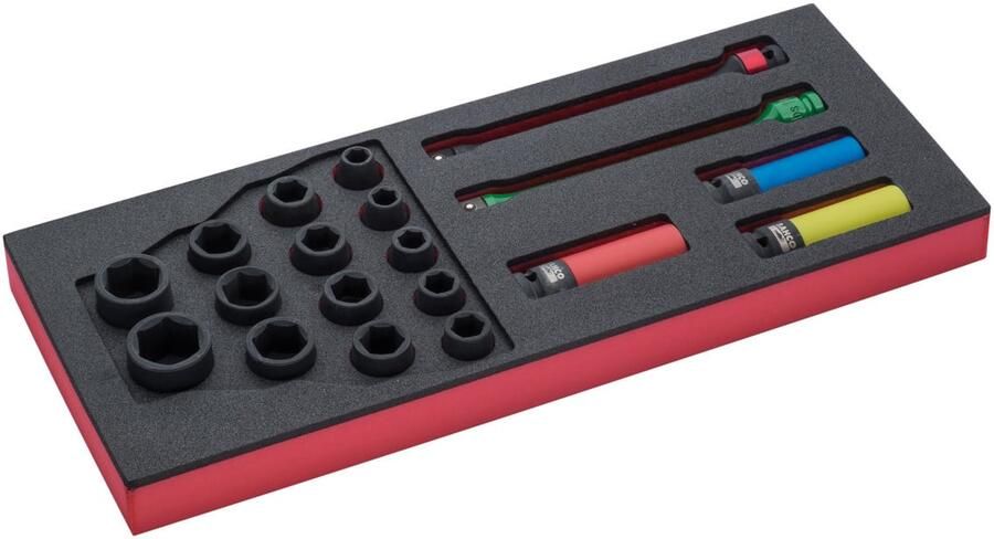 Bahco Foaminlay Fit&Go 1 3 met doppen en wringijzers 6-delig FF1E5006