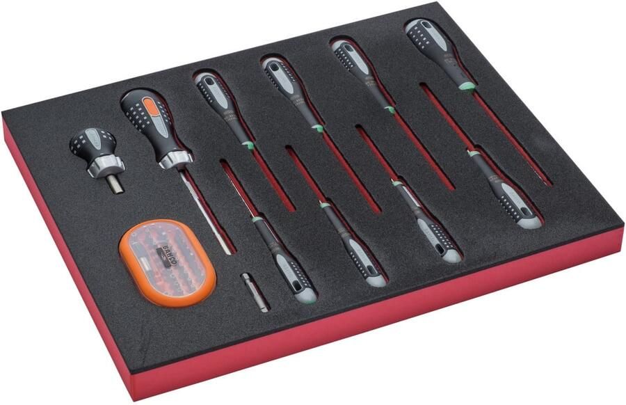 Bahco Foaminlay Fit&Go 2 3 met schroevendraaiers | ERGO | TORX en bits 42-delig FF1F1005