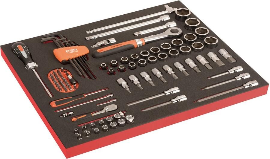 Bahco Foaminlay Fit&Go 3 3 met doppen en toebehoren 1 2"-3 8" 101-delig FF1A2503