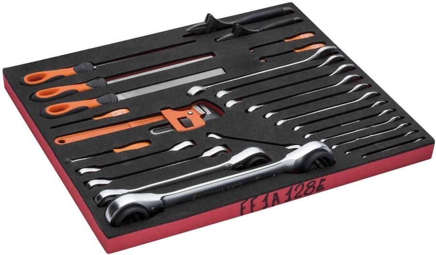 Bahco Foaminlay Fit&Go 3 3 met sleutels en vijlen 18-delig FF1A128