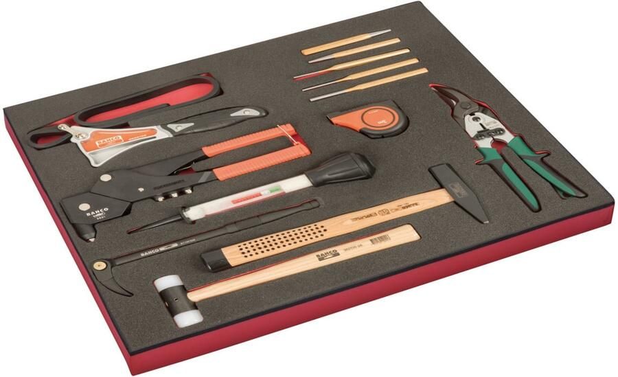 Bahco Foaminlay Fit&Go 3 3 met snijgereedschap | vijlen en bits 13-delig FF1A169