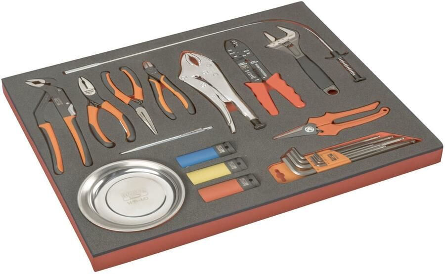 Bahco Foaminlay Fit&Go 3 3 met tangen | inbussleutels | magnetische schaal en pikgereedschap 23-delig FF1A167