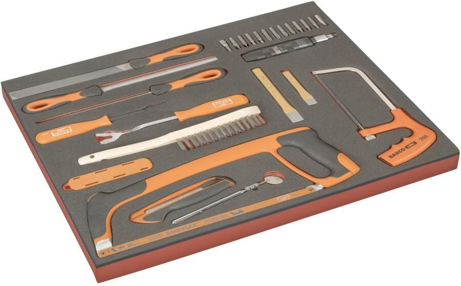 Bahco Foaminlay Fit&Go 3 3 met vijlen | snijgereedschap en bits 36-delig FF1A168