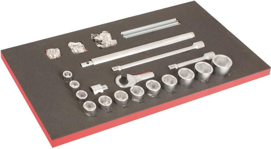 Bahco Foaminlay Fit&Go 40" met doppen en toebehoren 3 4" 104-delig FF1B11LM