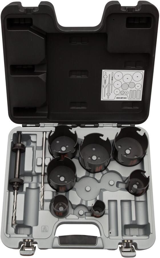 Bahco Gatzagenset | Superior™ | multiconstructie | voor hout en steen 10-delig 3833-SET-204