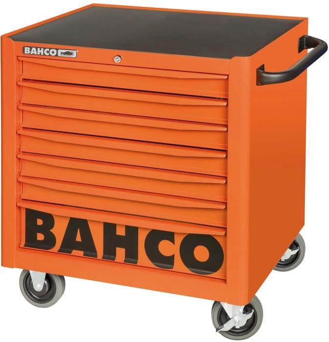 Bahco Gereedschapswagen 26" met 7 lades | laag model | grijs | 755 mm x 501 mm x 760 mm 1470K7LHGREY