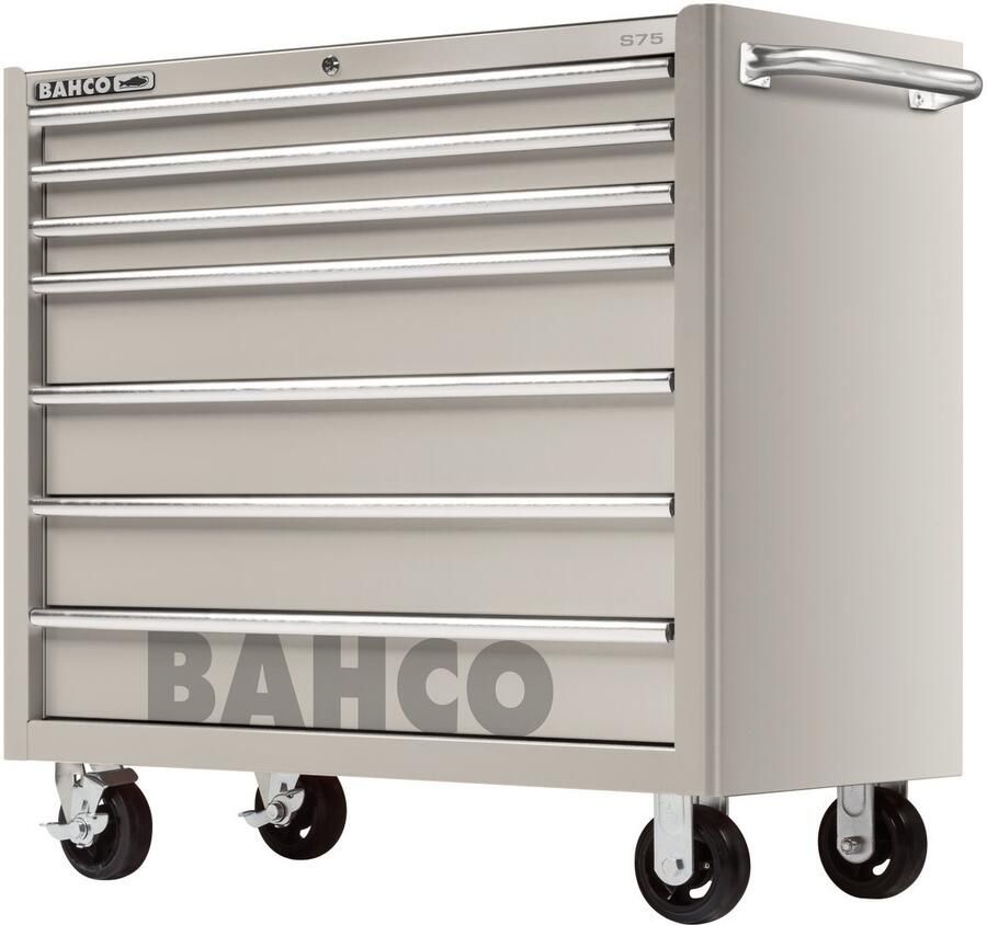 Bahco Gereedschapswagen 'classic' C75 40" | roestvaststaal | 7 lades | 995 mm x 501 mm x 1100 mm 1475KXL7SS