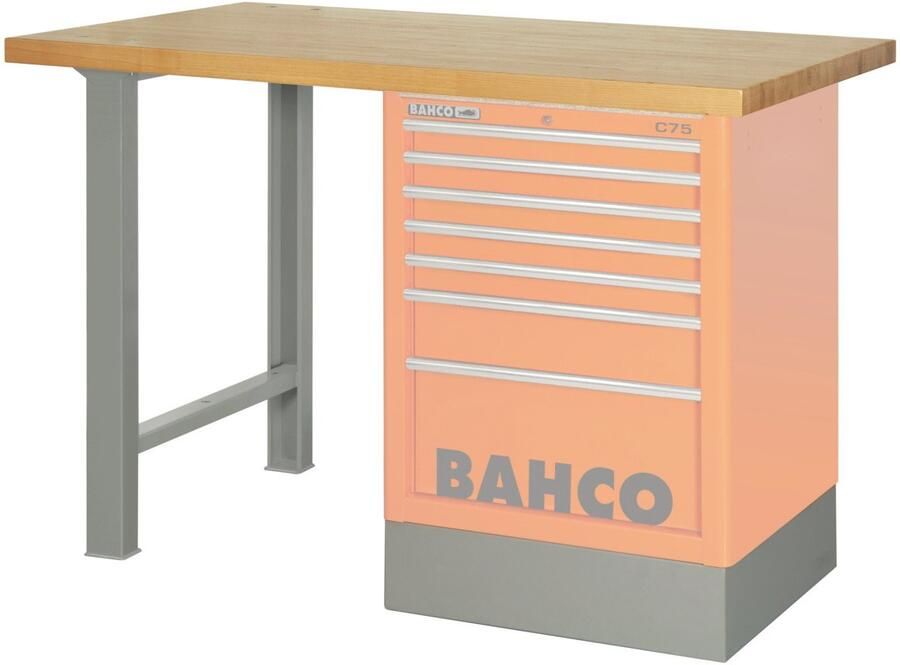 Bahco Houten top kit ombouw voor werkbank 1475K 1500 mm x 750 mm x 1030 mm 1495KWB15TW