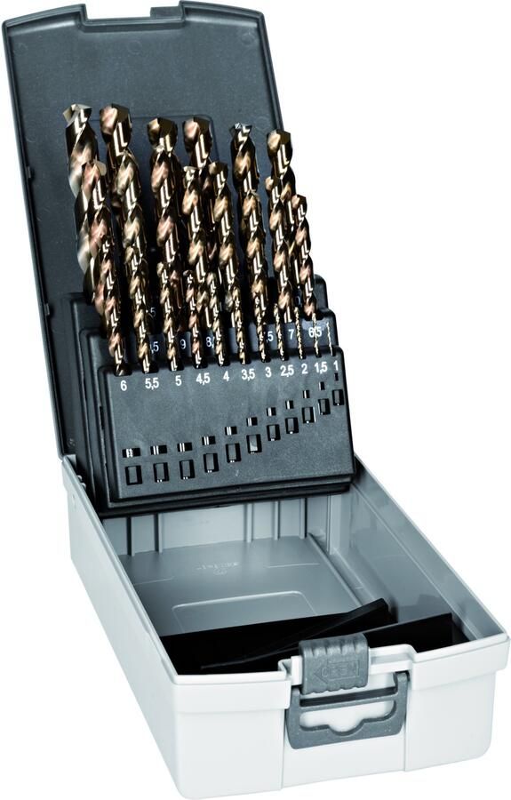 Bahco HSS-E borenset | kobalt | voor metaal 25-delig 4511-SET-25