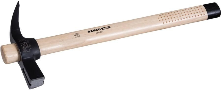 Bahco Klauwhamer | Spaans model | rubber grip | hickoryhouten handgreep | 29 mm | 700 g 427-700