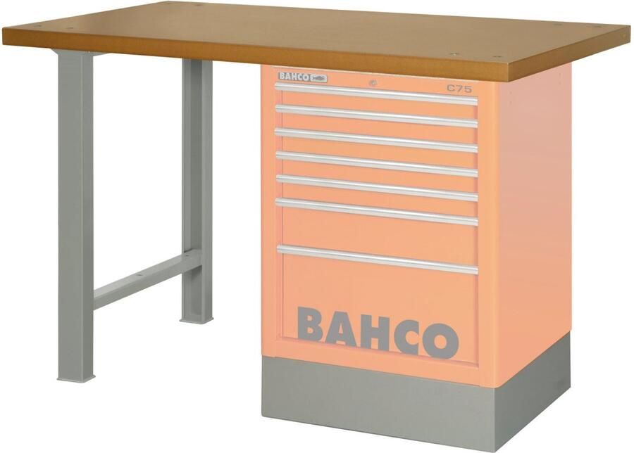 Bahco MDF top kit ombouw voor werkbank 1475K 1800 mm x 750 mm x 1030 mm 1495KWB18TD