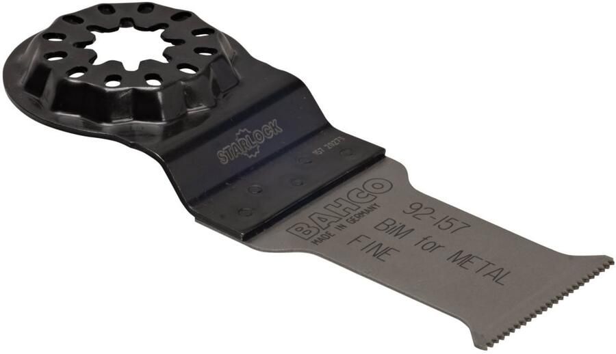 Bahco Multitool-zaagblad | Bimetaal | standaardvorm | voor fijn zagen in metaal | 30 mm x 50 mm x 97 mm 3-delig 92-157-25 - Foto 1