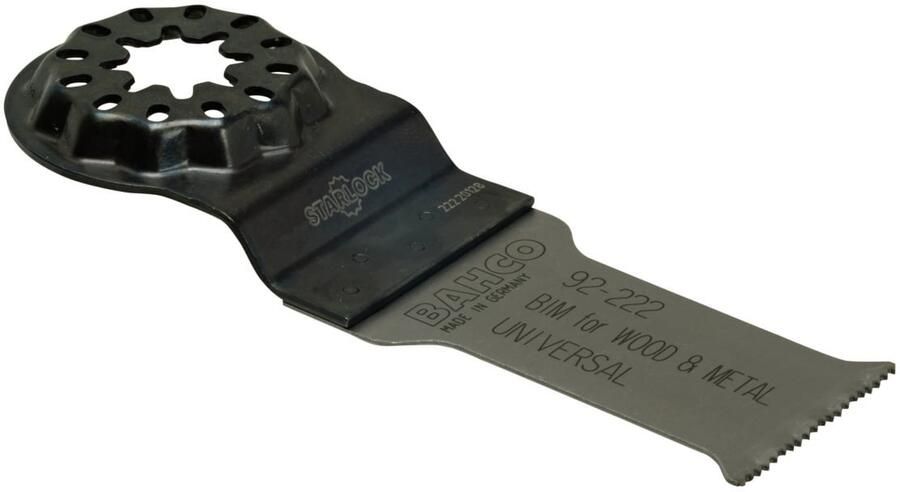 Bahco Multitool-zaagblad | Bimetaal | standaardvorm | voor hout en metaal | 28 mm x 55 mm x 100 mm 25-delig 92-222-25
