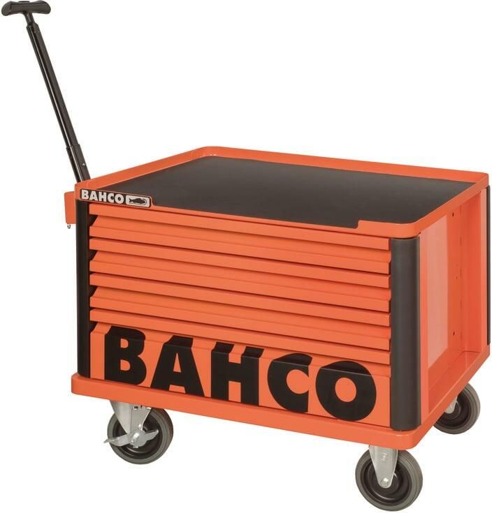 Bahco Opzetkast E72 26" met 4 lades | op wielen | zwart | 693 mm x 510 mm x 396 mm 1482K4BKW