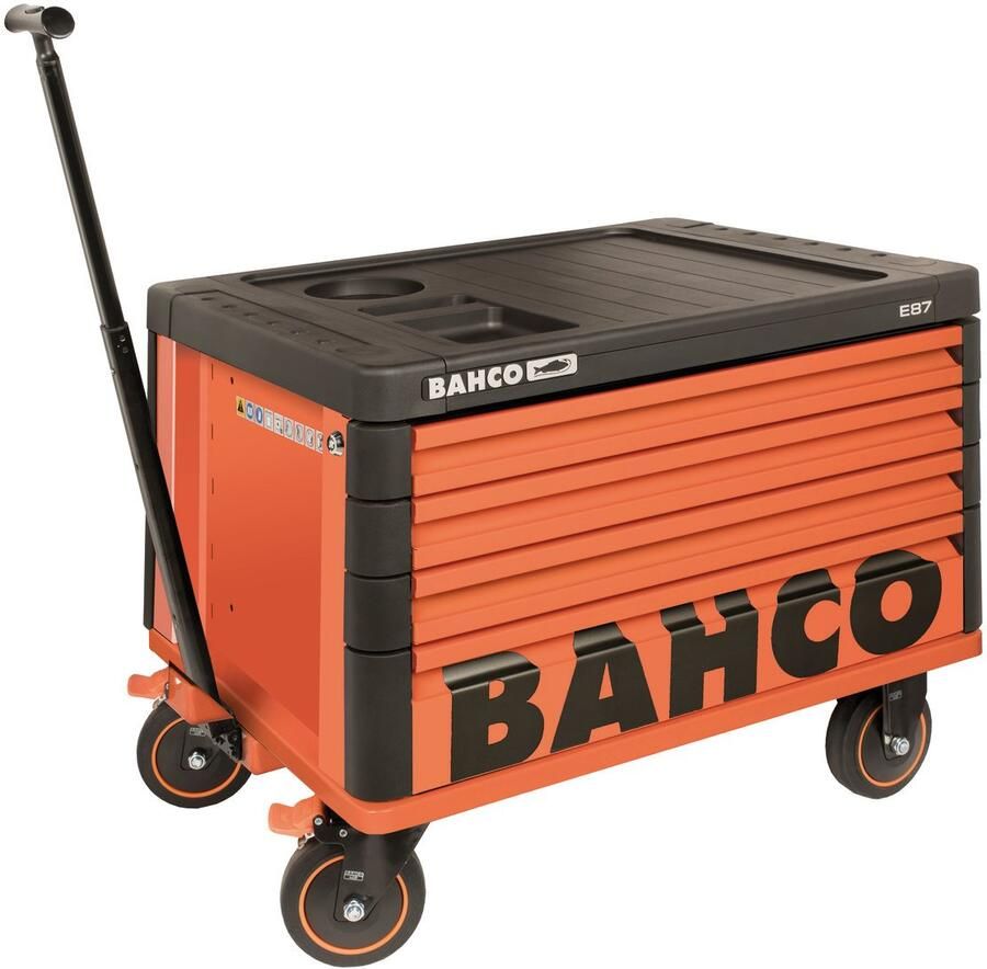 Bahco Opzetkast 'Premium' E77 26" met 4 lades | op wielen | zwart | 693 mm x 510 mm x 406 mm 1487K4BKW