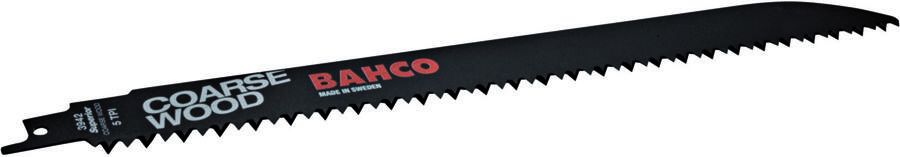 Bahco Reciprozaagblad | HCS | voor grof hout | 5 TPI | 300 mm 10-delig 3942-300-5-HSL-10P