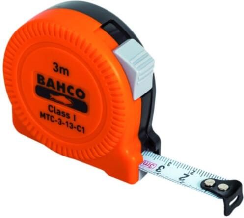 Bahco Rolbandmaat | kunststof casette | compact | klasse-I | metrisch | breedte 16 mm | 5 m MTC-5-16-C1