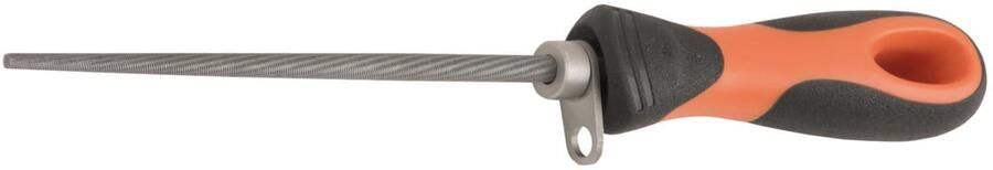 Bahco Ronde vijl ERGO™ | met veiligheisring | met hecht | halfzoet | 200 mm TAH1-230-08-1-2
