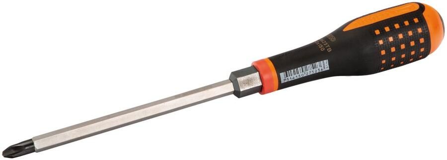 Bahco Schroevendraaier ERGO™ | driecomponentengreep | doorlopend blad | Phillips | PH1 x 100 mm | retailverpakking SBE-8610TB