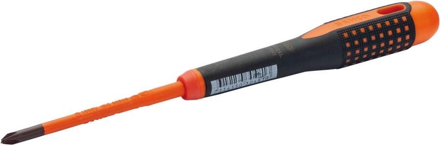 Bahco Schroevendraaier ERGO™ | geïsoleerd | VDE | driecomponentengreep | smal blad | combitip | 5 mm PH1 BE-8510SL