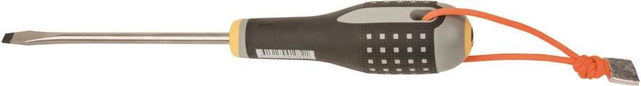 Bahco Schroevendraaier ERGO™ | met Dyneema koord | driecomponentengreep | gleuf | 1.2 mm x 6.5 mm x 125 mm TAHBE-8155