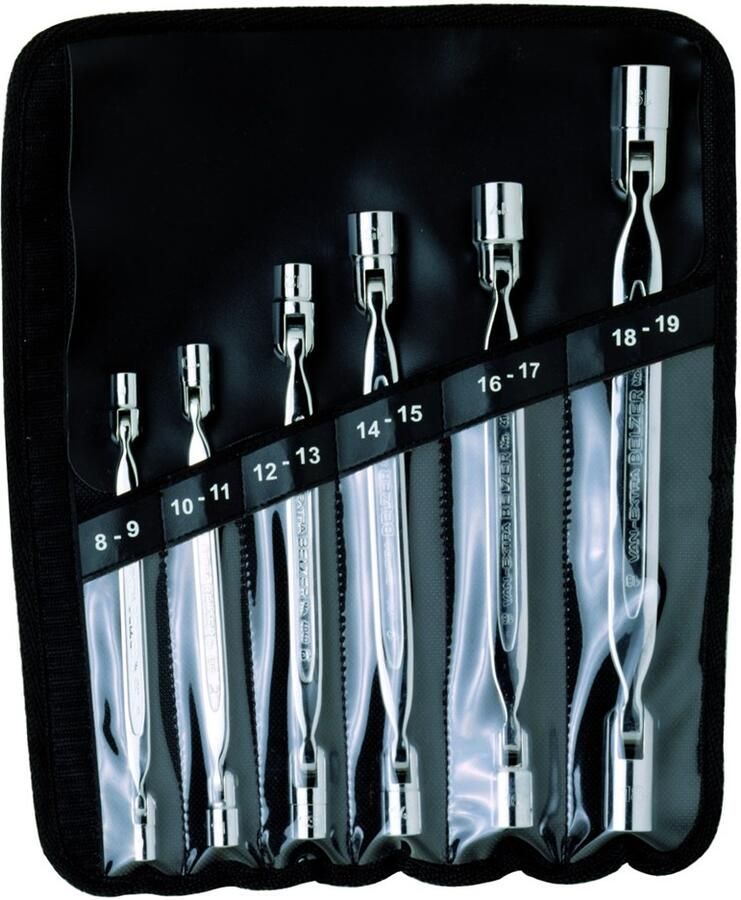 Bahco set kniesleutels 6-delig m tas | 4040M 6T