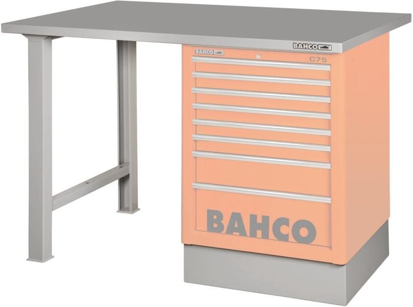 Bahco Stalen top kit ombouw voor werkbank 1475K 1800 mm x 750 mm x 1030 mm 1495KWB18TS