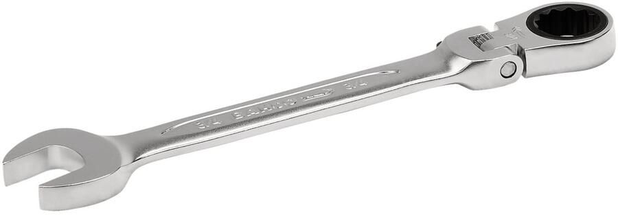 Bahco Steekringratelsleutel met scharnierende kop | verchroomd | lengte 190 mm | 11 16" 41RZ-11 16