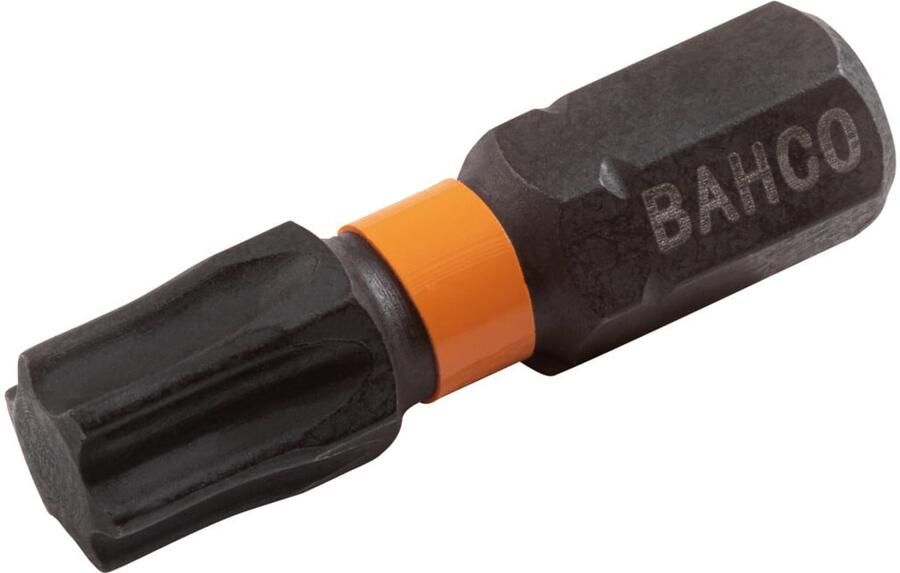 Bahco Torsiebit 1 4" | heavy-duty | voor TORX schroeven | gekleurd | T25 x 25 mm retailverpakking 66IM T25C-2P