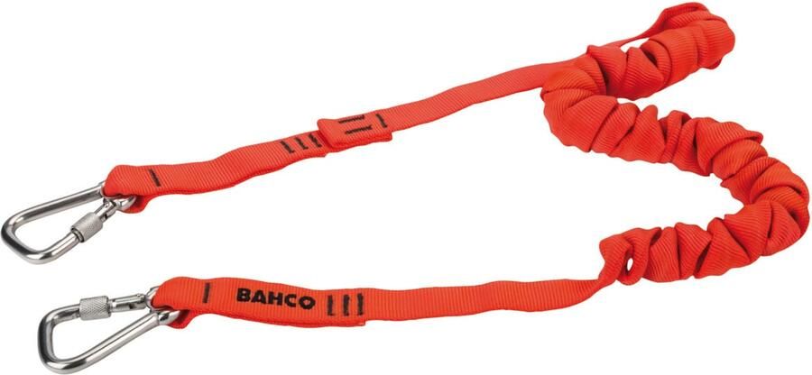 Bahco Veiligheidskoord | met vaste karabijnhaak | 6 kg | 1.2 m volgens DROPS best practices 3875-LY8