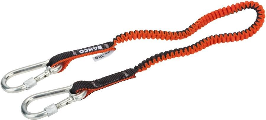 Bahco Veiligheidskoord | met vaste karabijnhaak en blokkeervoorziening | 3 kg | 1.2 m volgens DROPS best practices 3875-LY4