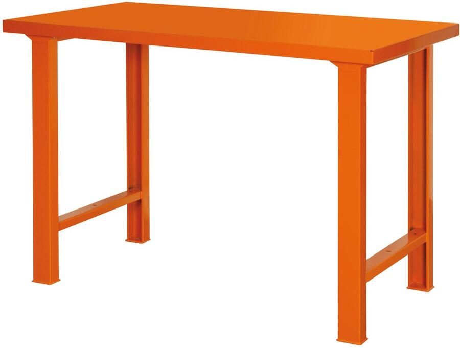 Bahco Werkbank | heavy-duty | met stalen werkblad | 4 poten | zwart | 1500 mm x 750 mm x 1030 mm 1495WB15TSBK