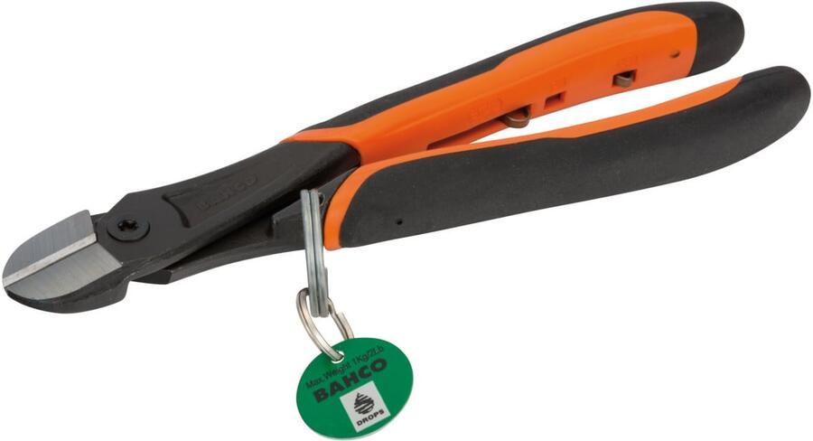 Bahco Zijsnijtang ERGO™ | heavy-duty | terugslagveer | tweecomponentengreep | gefosfateerd | met veiligheidsring | 200 mm TAH21HDG-200
