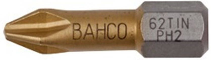 Bahco bit ph2 25mm 1 4" dr tin | 62TIN PH2