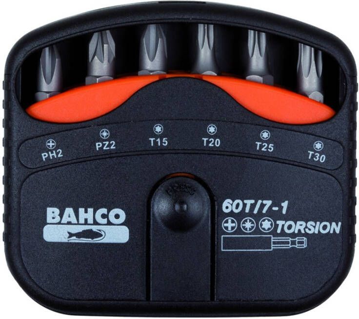 Bahco bits set 7pcs torsion ph pz t | 60T 7-1