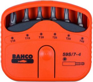 Bahco bits set 7pcs torx10-torx40 | 59S 7-4