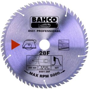 Bahco cirkelzaagblad hardmetalen tanden | 8501-10F