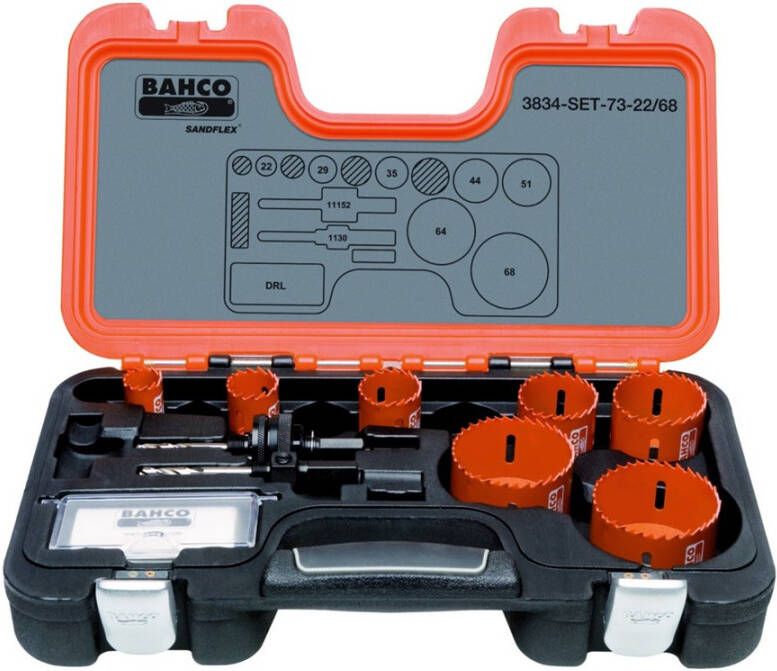 Bahco gatzagenset | 3834-SET-73-22 68