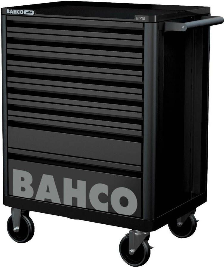 Bahco Gereedschapswagen E72 26" met 8 lades zwart | 693 mm x 510 mm x 955 mm 1472K8BLACK