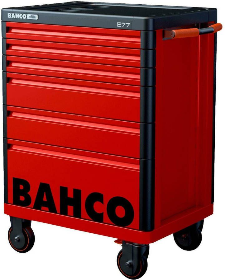 Bahco Gereedschapswagen &apos;Premium&apos; E77 26" met 6 lades  rood | 693 mm x 510 mm x 965 mm 1477K6RED