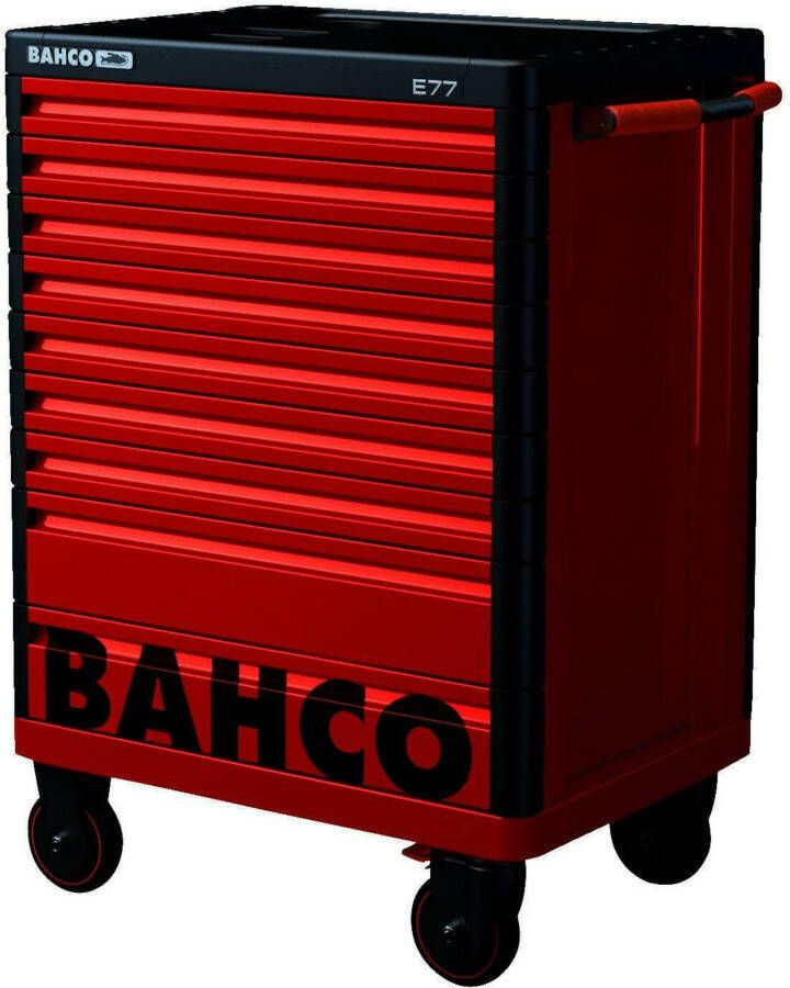 Bahco Gereedschapswagen &apos;Premium&apos; E77 26" met 9 lades rood | 693 mm x 510 mm x 965 mm 1477K9RED