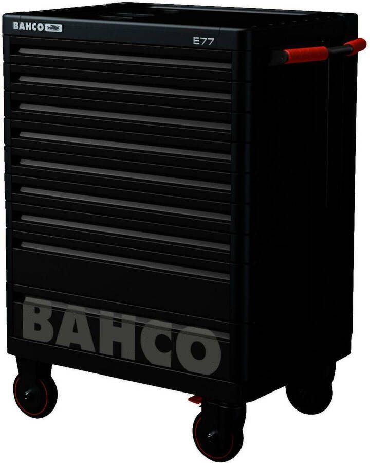 Bahco Gereedschapswagen &apos;Premium&apos; E77 26" met 9 lades zwart | 693 mm x 510 mm x 965 mm 1477K9BLACK