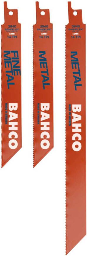 Bahco Reciprozaagbladenset Metaal | 3940-METAL-SET-5P 5 stuks