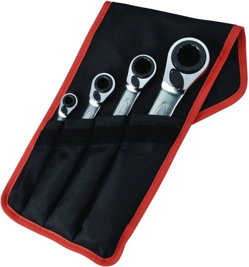 Bahco ringratelsleutel set 4-dlg | S4RM 4T