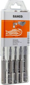 Bahco SDS+ borensets | 2-snijkanten | voor beton | 5-delig | 4652-SET-5