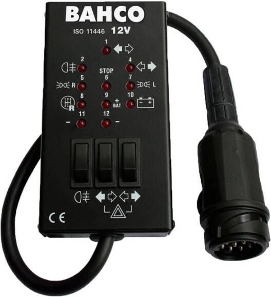 Bahco stopcontacttester 12v 13 pin | BELT1213
